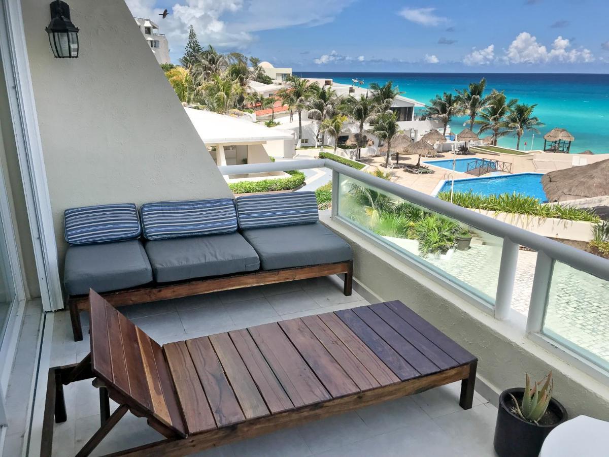 Apartment On The Beach With Terrace Ocean View, Brisas Cancun 01 By Beach & Ocean Apartments Εξωτερικό φωτογραφία