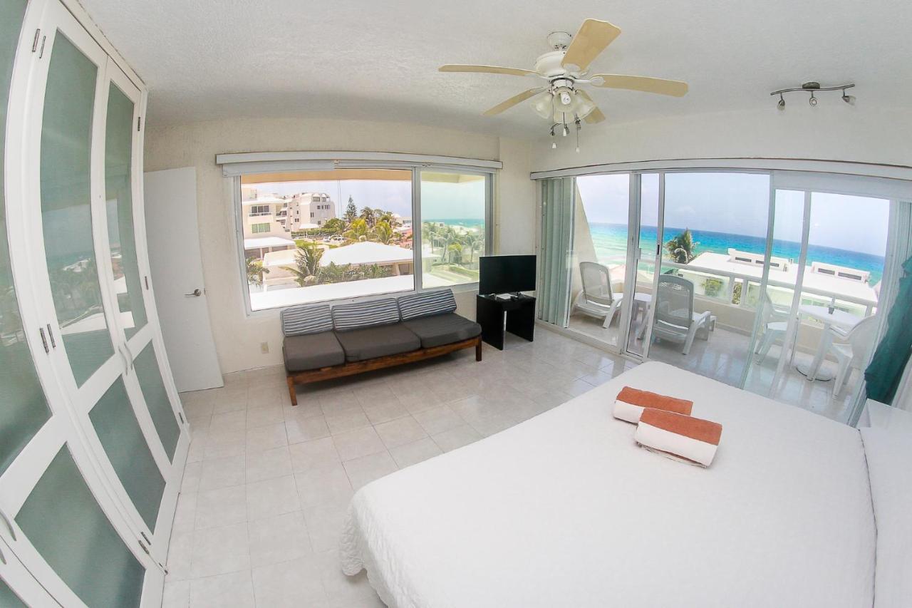 Apartment On The Beach With Terrace Ocean View, Brisas Cancun 01 By Beach & Ocean Apartments Εξωτερικό φωτογραφία