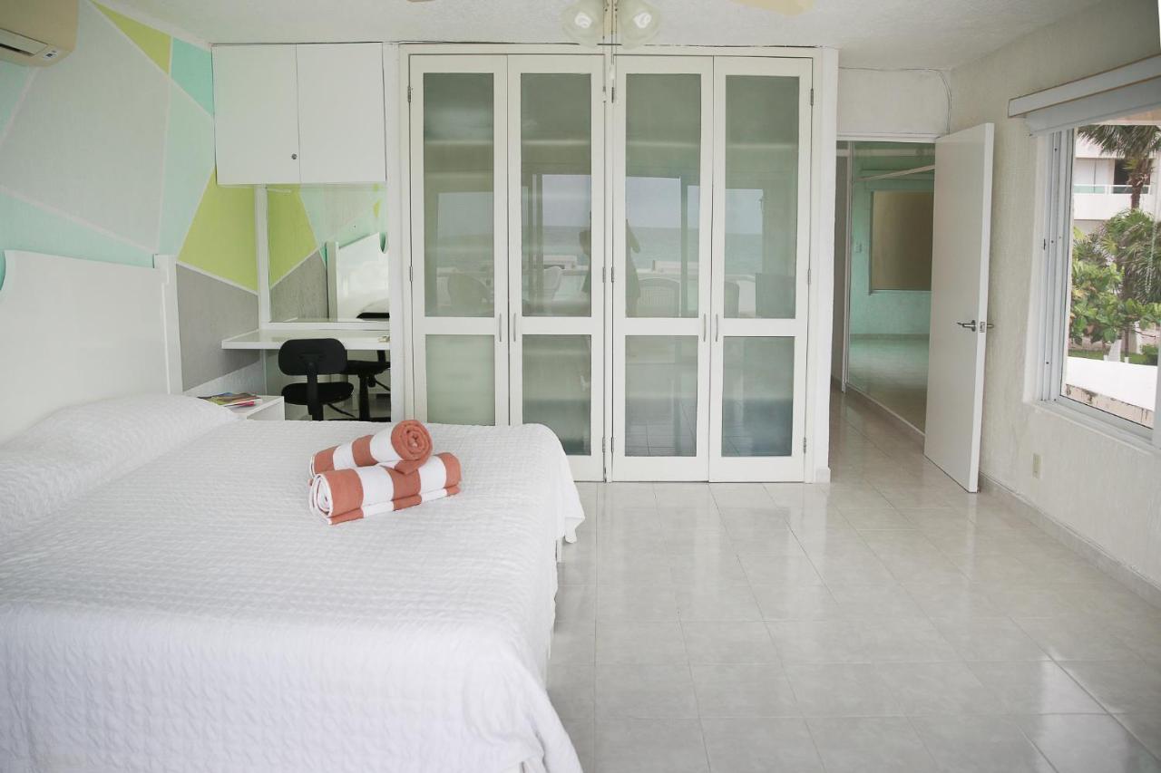 Apartment On The Beach With Terrace Ocean View, Brisas Cancun 01 By Beach & Ocean Apartments Εξωτερικό φωτογραφία