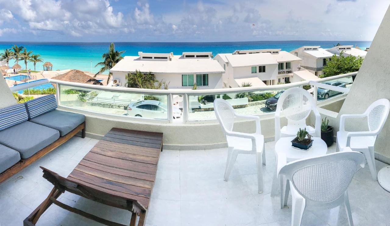 Apartment On The Beach With Terrace Ocean View, Brisas Cancun 01 By Beach & Ocean Apartments Εξωτερικό φωτογραφία