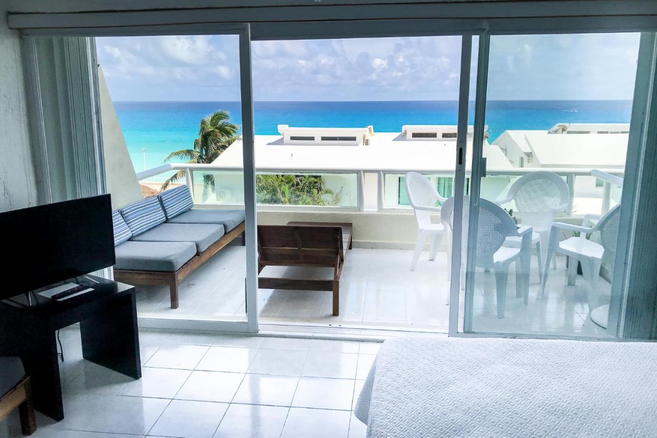Apartment On The Beach With Terrace Ocean View, Brisas Cancun 01 By Beach & Ocean Apartments Εξωτερικό φωτογραφία