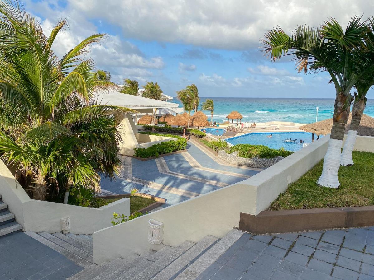 Apartment On The Beach With Terrace Ocean View, Brisas Cancun 01 By Beach & Ocean Apartments Εξωτερικό φωτογραφία