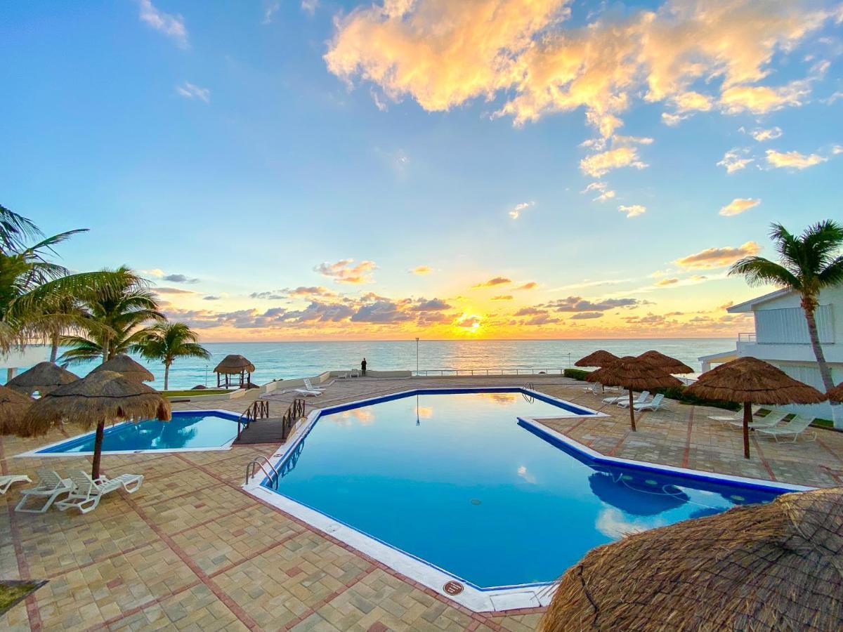 Apartment On The Beach With Terrace Ocean View, Brisas Cancun 01 By Beach & Ocean Apartments Εξωτερικό φωτογραφία