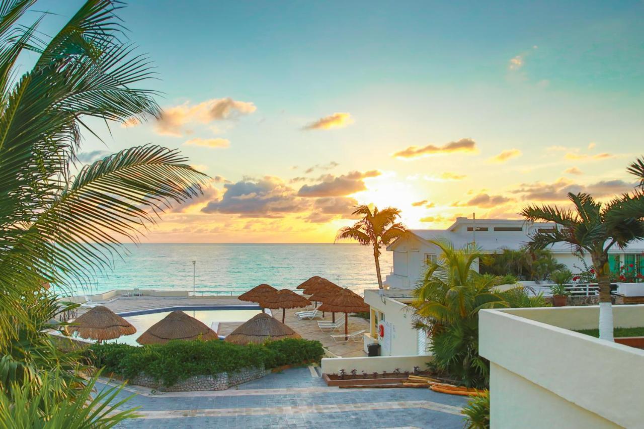 Apartment On The Beach With Terrace Ocean View, Brisas Cancun 01 By Beach & Ocean Apartments Εξωτερικό φωτογραφία